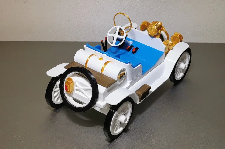 Mô hình xe cổ Ford Model T Speedster 1922 in 3D cực đẹp - Image 6