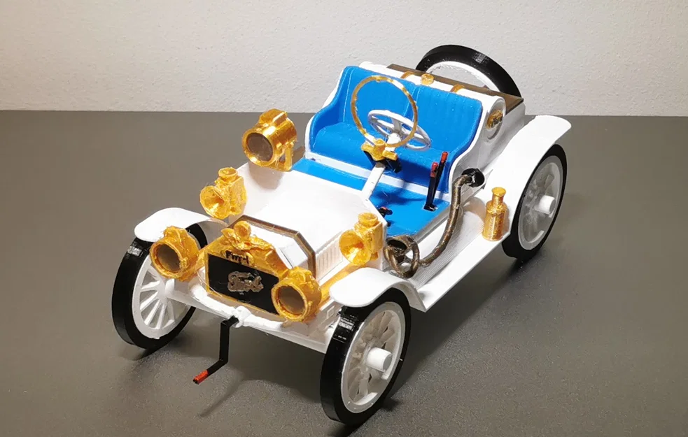 Mô hình xe cổ Ford Model T Speedster 1922 in 3D cực đẹp - Image 14