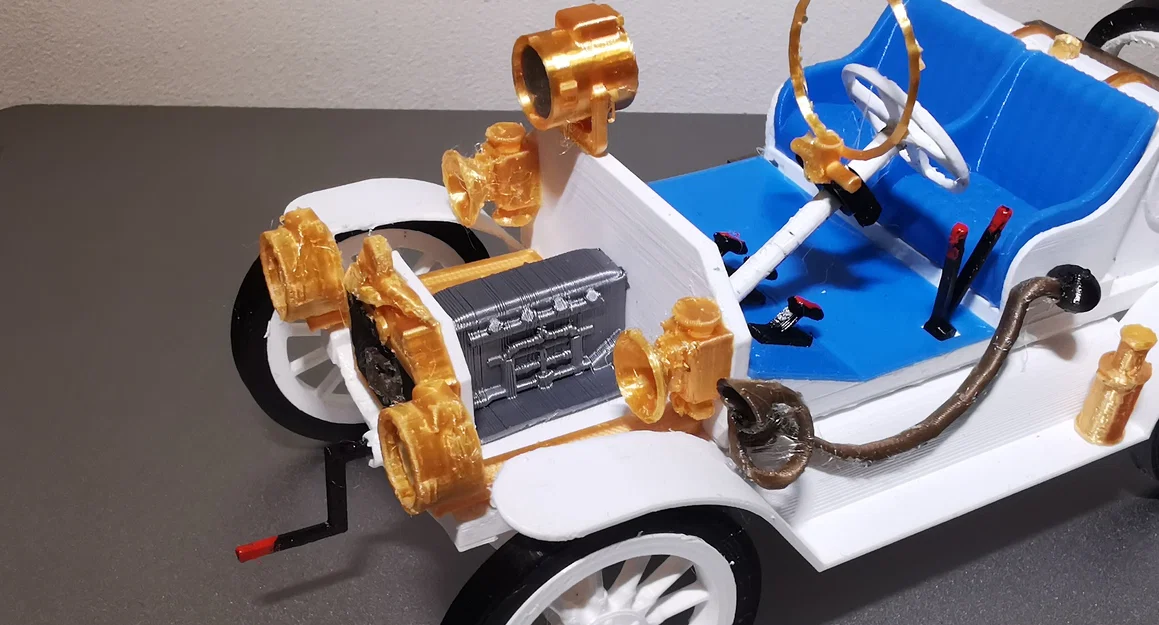 Mô hình xe cổ Ford Model T Speedster 1922 in 3D cực đẹp - Image 15