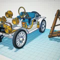 Mô hình xe cổ Ford Model T Speedster 1922 in 3D cực đẹp - Thumbnail 16