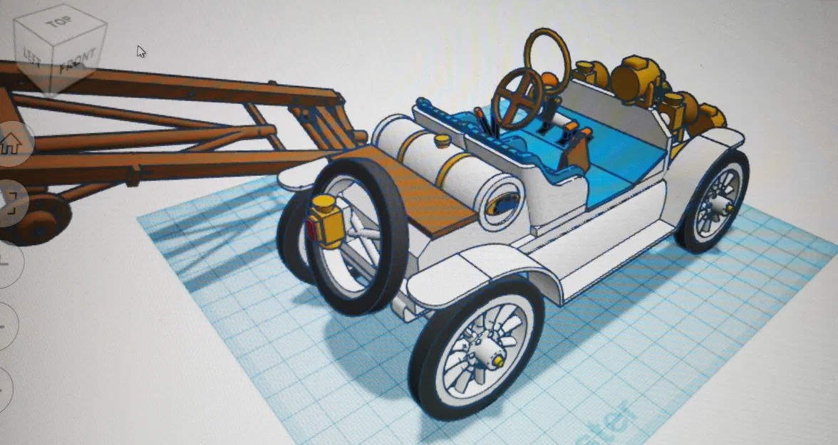 Mô hình xe cổ Ford Model T Speedster 1922 in 3D cực đẹp - Image 18