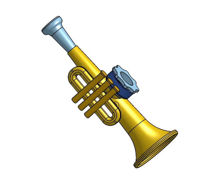 Trumpet Kazoo (Kazoo hình kèn trumpet) - Image 3