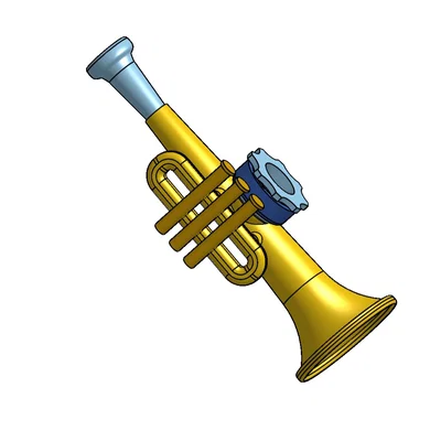 Trumpet Kazoo (Kazoo hình kèn trumpet)