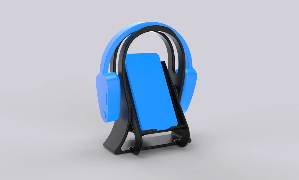 Giá đỡ tai nghe và điện thoại 2 trong 1 - Mẫu in 3D tiện lợi - Image 3