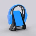 Giá đỡ tai nghe và điện thoại 2 trong 1 - Mẫu in 3D tiện lợi - Thumbnail 3