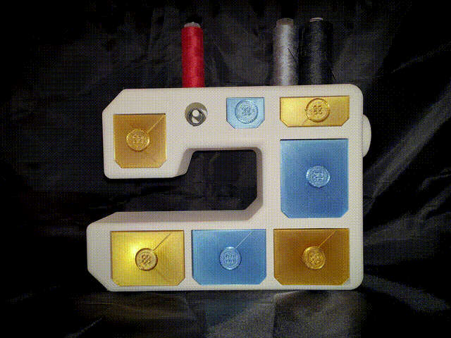 Hộp đựng đồ may vá hình máy may (Sewing Machine Shaped Sewing Storage Box) - Image 1