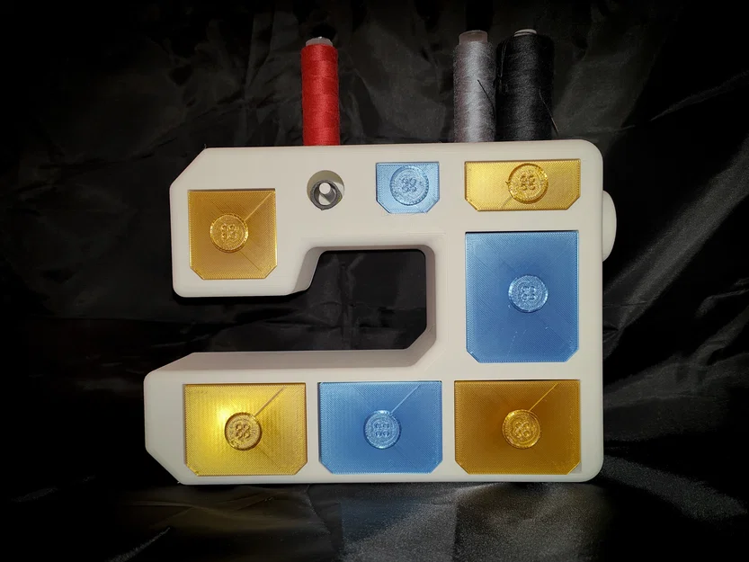 Hộp đựng đồ may vá hình máy may (Sewing Machine Shaped Sewing Storage Box) - Image 2