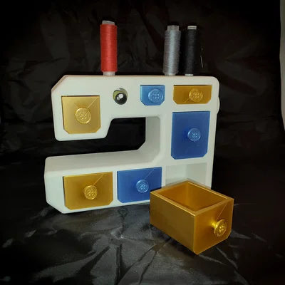 Hộp đựng đồ may vá hình máy may (Sewing Machine Shaped Sewing Storage Box)