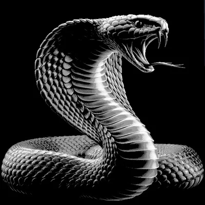 Cobra Snake "Filament Painting"