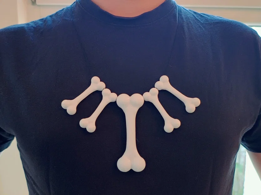 Dây chuyền hình xương Bone Necklace - Phụ kiện cosplay độc lạ - Image 1