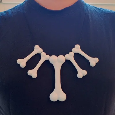 Dây chuyền hình xương Bone Necklace - Phụ kiện cosplay độc lạ