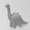Mô hình khủng long Low Poly 3D trang trí bàn làm việc nghệ thuật - Thumbnail 1