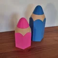 Hộp đựng bút in 3D hình cây bút chì xinh xắn - Thumbnail 1