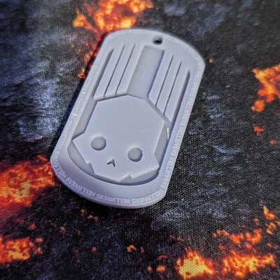 Mô hình thẻ bài Helldivers (Helldivers dog tag) in 3D