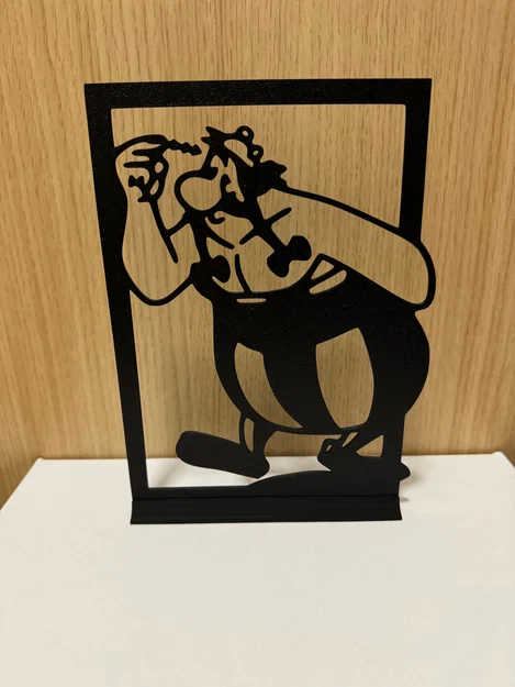 Mô hình 3D Obelix trang trí để bàn cực chất - Image 1
