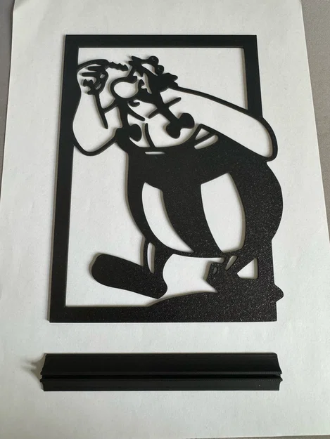 Mô hình 3D Obelix trang trí để bàn cực chất - Image 2