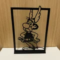 Mô hình trang trí Asterix in 3D - Thiết kế khung tranh độc đáo - Thumbnail 1
