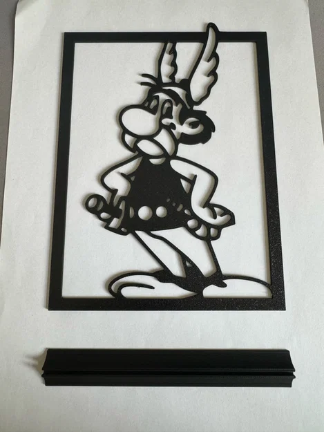 Mô hình trang trí Asterix in 3D - Thiết kế khung tranh độc đáo - Image 2
