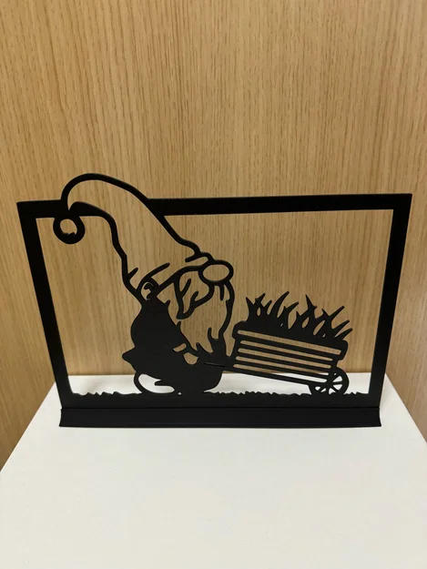 Mô hình trang trí chú lùn làm vườn 3D (Garden gnome) dễ thương - Image 1