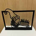 Mô hình trang trí chú lùn làm vườn 3D (Garden gnome) dễ thương - Thumbnail 1
