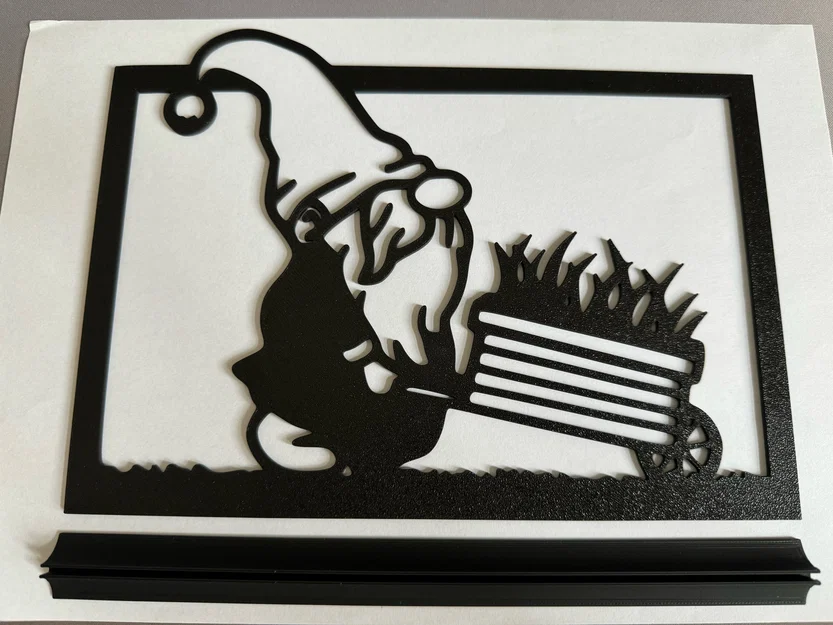 Mô hình trang trí chú lùn làm vườn 3D (Garden gnome) dễ thương - Image 2