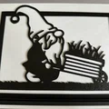 Mô hình trang trí chú lùn làm vườn 3D (Garden gnome) dễ thương - Thumbnail 2