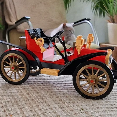 Mô hình xe cổ Fiat 16/20HP Roadster 1903 tỉ lệ 1:24
