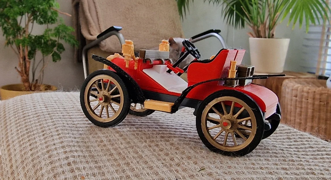 Mô hình xe cổ Fiat 16/20HP Roadster 1903 tỉ lệ 1:24 - Image 2