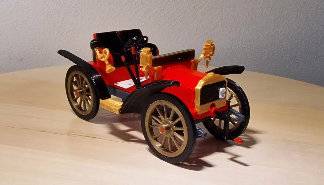 Mô hình xe cổ Fiat 16/20HP Roadster 1903 tỉ lệ 1:24 - Image 4
