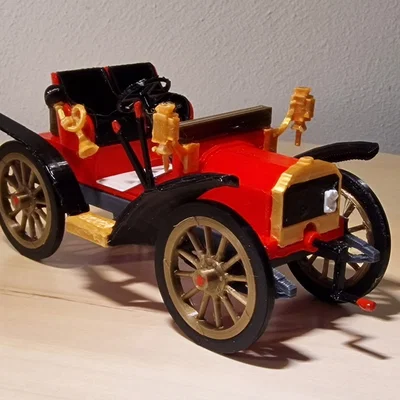 Mô hình xe cổ Fiat 16/20HP Roadster 1903 tỉ lệ 1:24