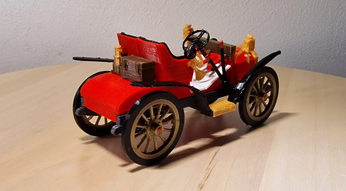 Mô hình xe cổ Fiat 16/20HP Roadster 1903 tỉ lệ 1:24 - Image 5