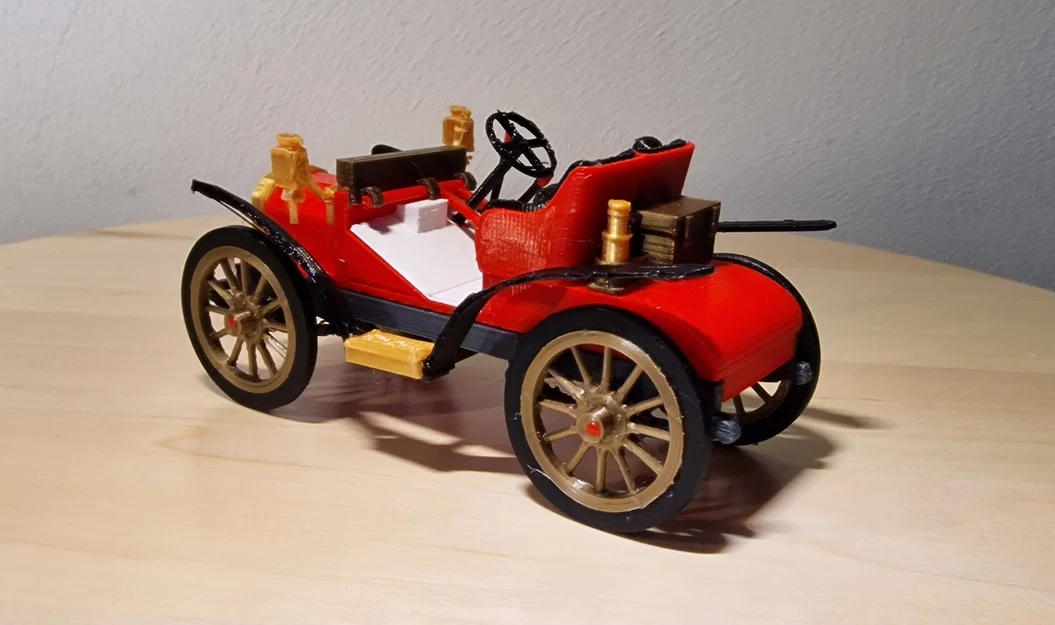 Mô hình xe cổ Fiat 16/20HP Roadster 1903 tỉ lệ 1:24 - Image 6