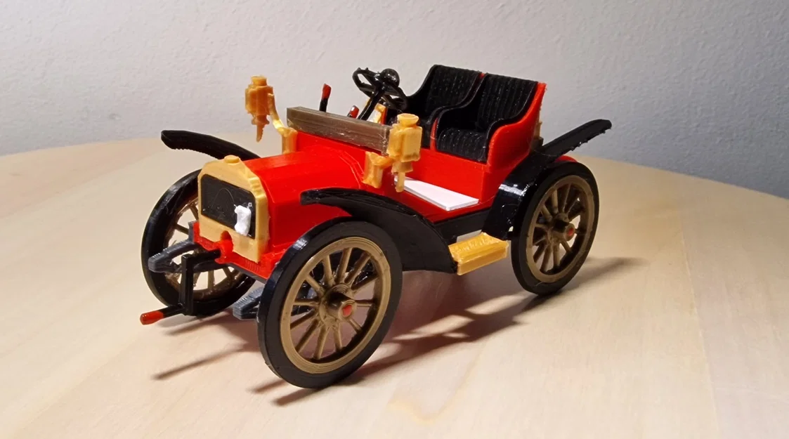 Mô hình xe cổ Fiat 16/20HP Roadster 1903 tỉ lệ 1:24 - Image 7