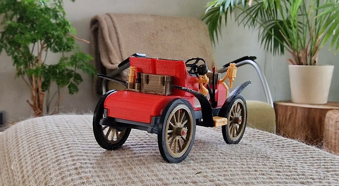 Mô hình xe cổ Fiat 16/20HP Roadster 1903 tỉ lệ 1:24 - Image 9