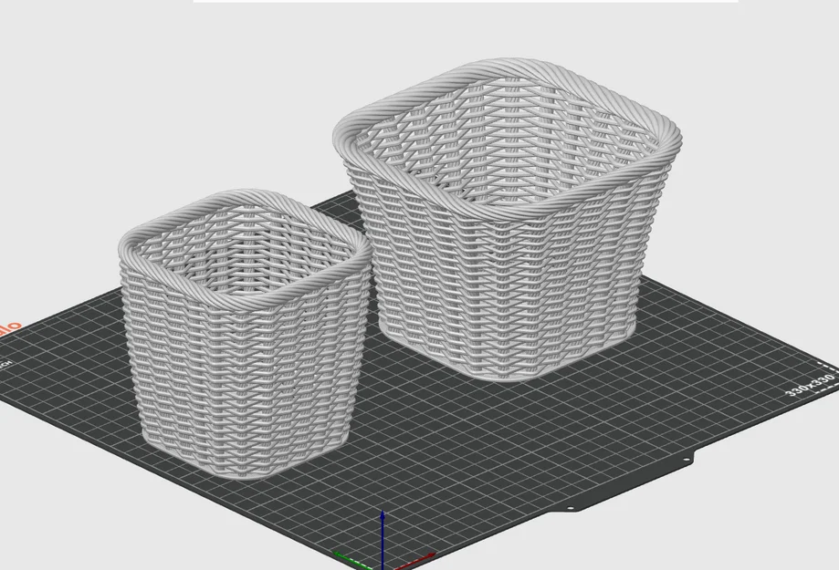 Giỏ mây đan Zigzag - Image 3