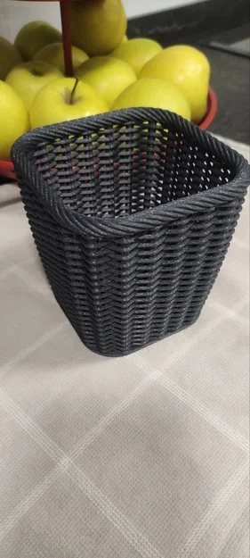 Giỏ mây đan Zigzag - Image 6