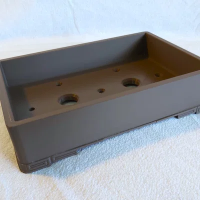 Chậu bonsai 24 hoạ tiết chữ nhật 213x143x50mm