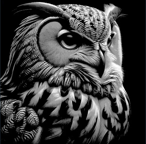 Cú mèo “Filament Painting” (Hueforge lithography) - Image 1