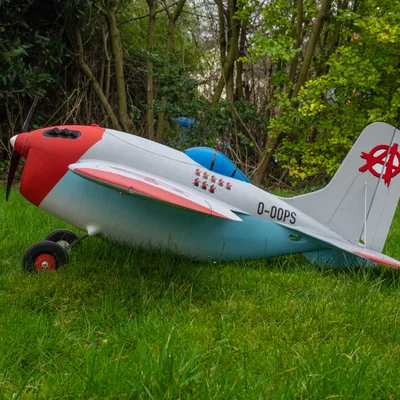 Der Pummel – Warbird RC phong cách cartoon (in 3D)