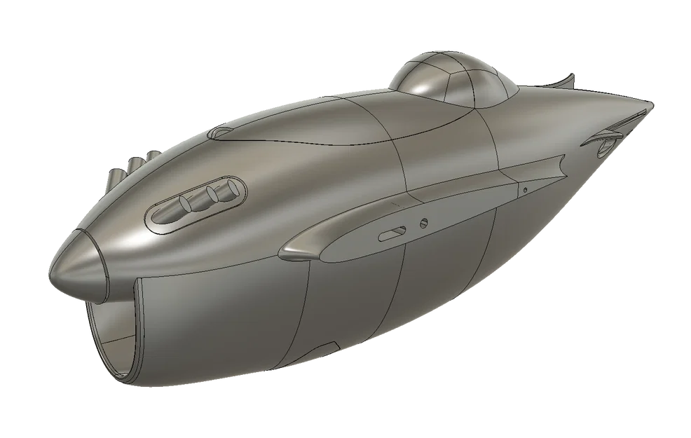 Der Pummel – Warbird RC phong cách cartoon (in 3D) - Image 2