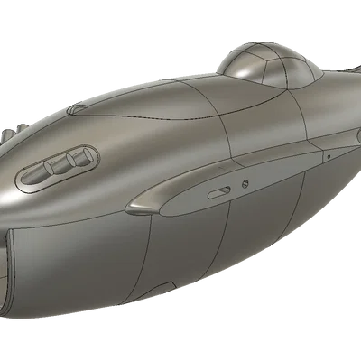 Der Pummel – Warbird RC phong cách cartoon (in 3D)