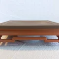 Bàn trưng bày Bonsai vuông 150x150x37mm in 3D tinh tế - Thumbnail 4