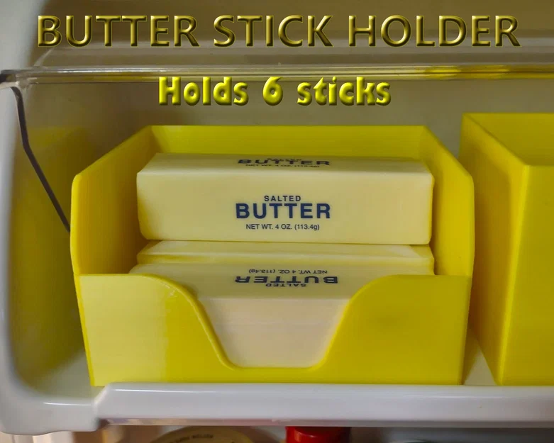 Khay Đựng Bơ (Butter Stick Holder) 6 Thỏi Cho Tủ Lạnh Gọn Gàng - Image 1