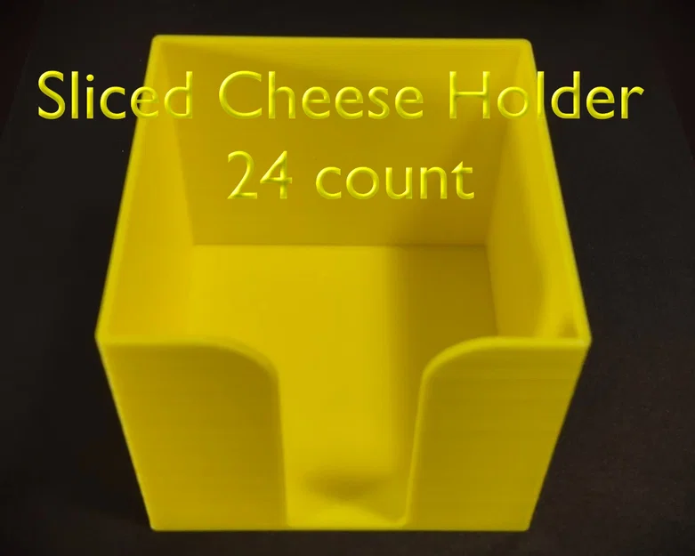 Khay Đựng Phô Mai Lát (Sliced Cheese Holder) - Phụ Kiện Tủ Lạnh 3D - Image 1