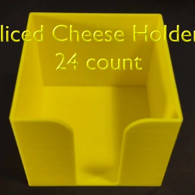 Khay Đựng Phô Mai Lát (Sliced Cheese Holder) - Phụ Kiện Tủ Lạnh 3D