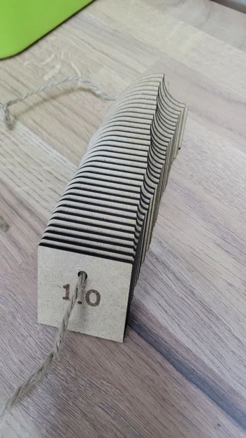 Thước đo bán kính (Radius gauges) 1–35mm để cắt laser - Image 2