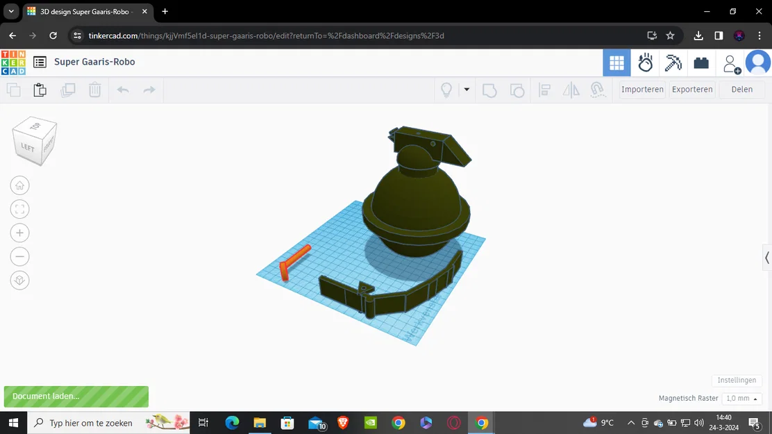 Mô hình quả lựu đạn (Hand Grenade) cực chất dành cho in 3D - Image 1