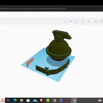 Mô hình quả lựu đạn (Hand Grenade) cực chất dành cho in 3D
