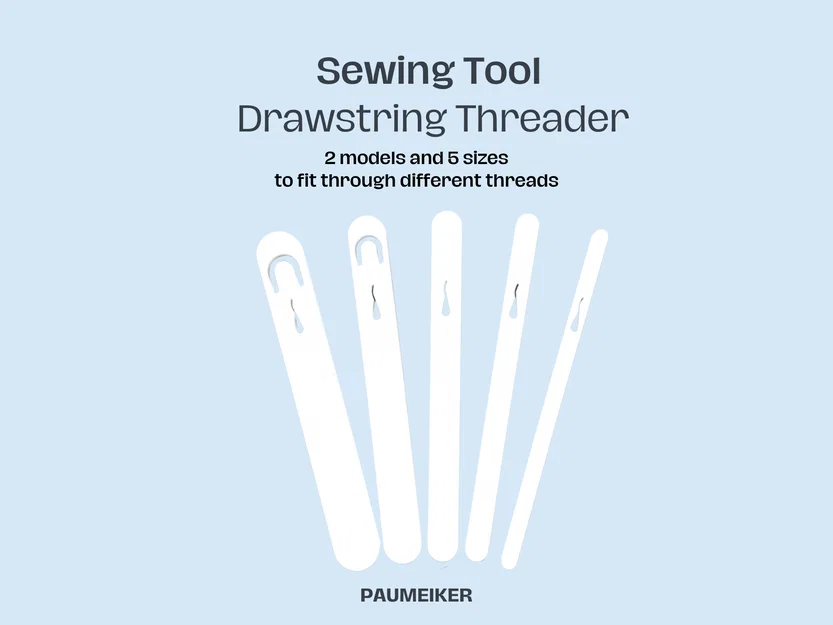 Dụng Cụ May Vá: Drawstring Threader (Cây Luồn Dây Rút) - Image 2