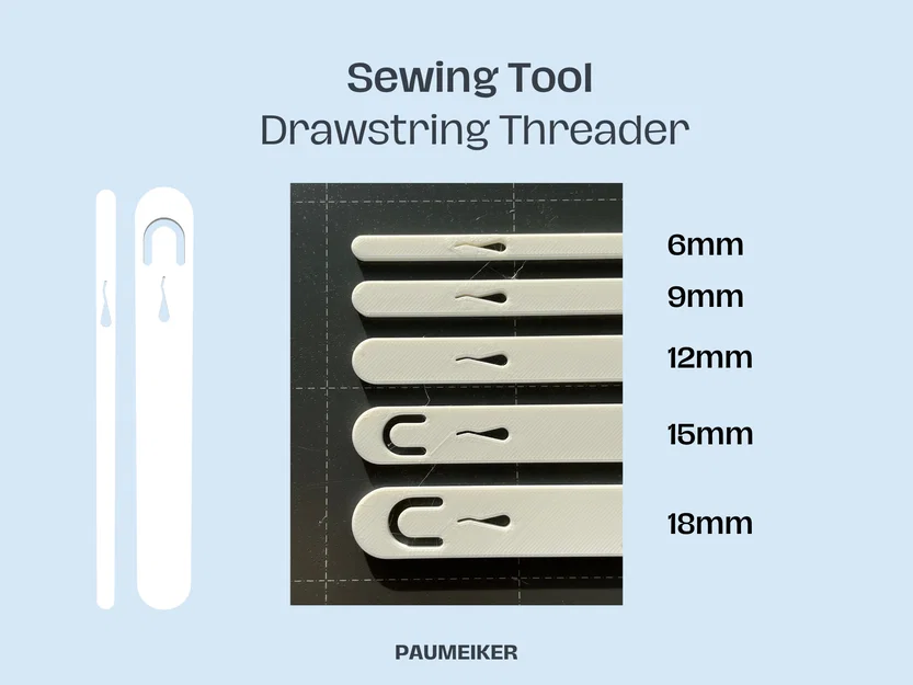 Dụng Cụ May Vá: Drawstring Threader (Cây Luồn Dây Rút) - Image 3
